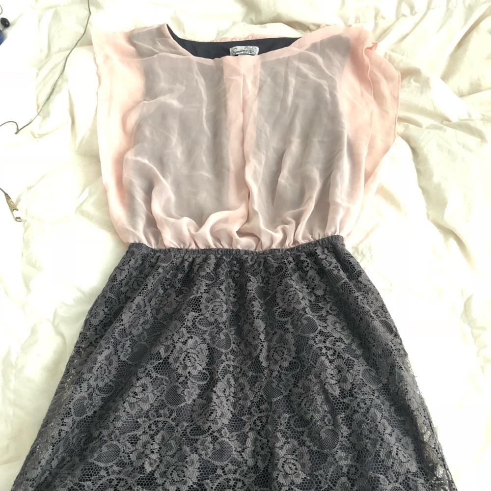 Speechless Dress (Chiffon & Lace) Size M
